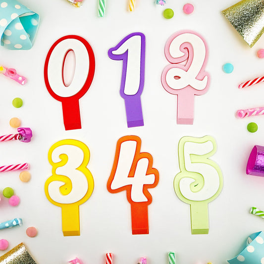 Any Number Birthday Cake Topper Decoration
