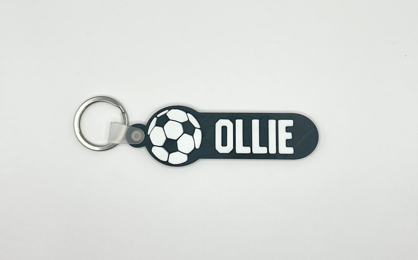 Football Personalised Name Bag Tag