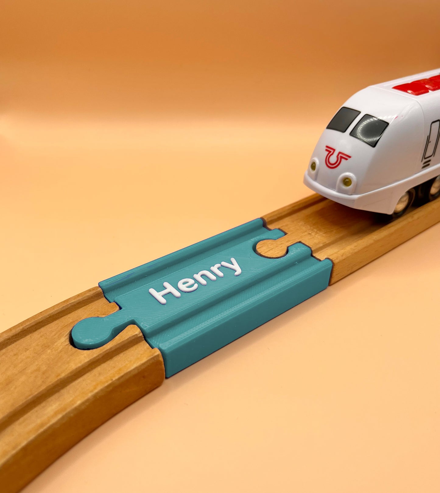 Personalised Train Track Gift - Compatible with Wooden Brio, IKEA Lillabo & More!