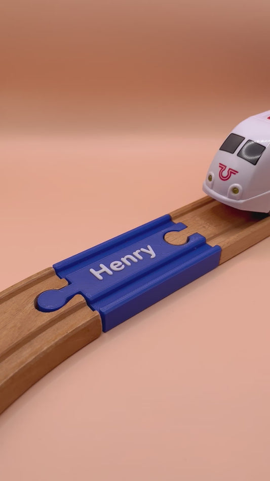 Personalised Train Track Gift - Compatible with Wooden Brio, IKEA Lillabo & More!