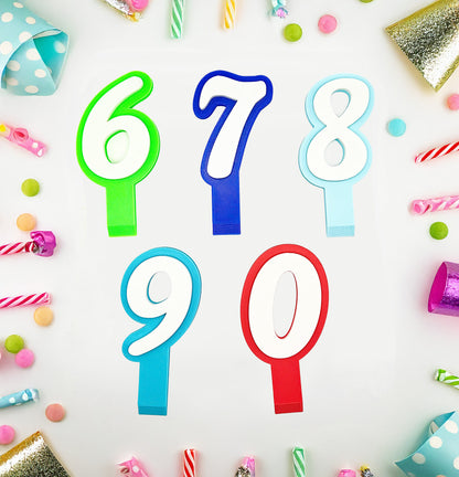 Any Number Birthday Cake Topper Decoration
