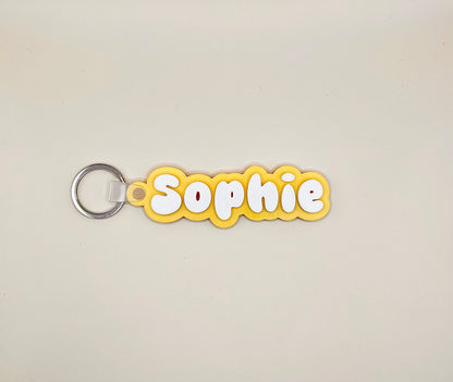 'Bubble' Font - Personalised Name Tag