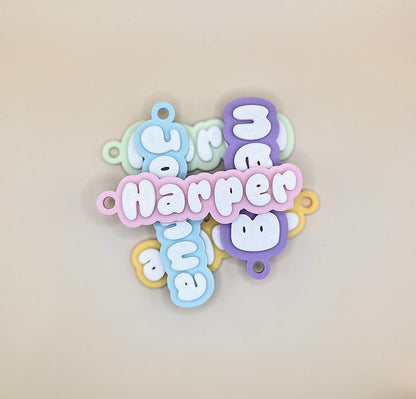 'Bubble' Font - Personalised Name Tag