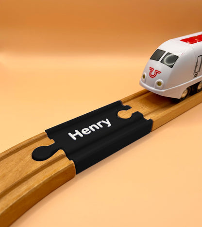 Personalised Train Track Gift - Compatible with Wooden Brio, IKEA Lillabo & More!