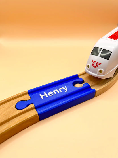 Personalised Train Track Gift - Compatible with Wooden Brio, IKEA Lillabo & More!