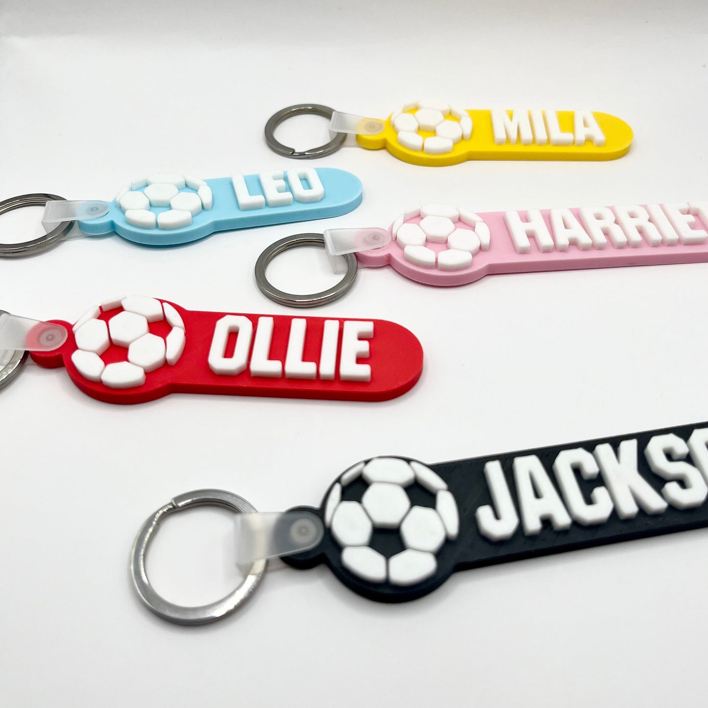 Football Personalised Name Bag Tag