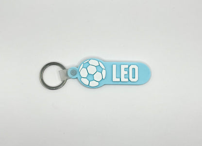 Football Personalised Name Bag Tag