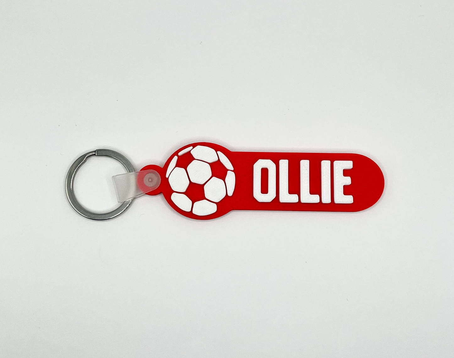 Football Personalised Name Bag Tag