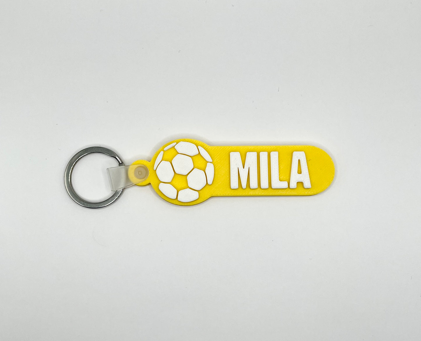 Football Personalised Name Bag Tag