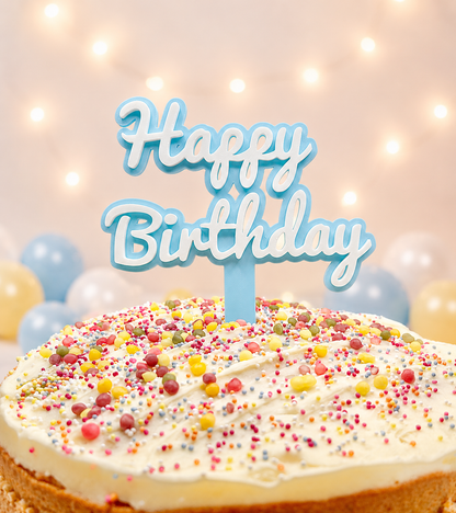 Happy Birthday Cake Topper Decoration